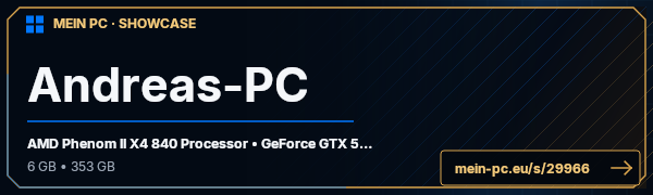 PC-Showcase Andreas-PC von DonSchoboter auf MEIN PC