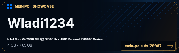PC-Showcase Wladi1234 von Wladi1234 auf MEIN PC