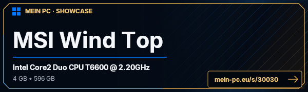 PC-Showcase MSI Wind Top von HMRS auf MEIN PC
