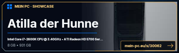 PC-Showcase Atilla der Hunne von Atilla666 auf MEIN PC