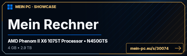 PC-Showcase Mein Rechner von Asche auf MEIN PC