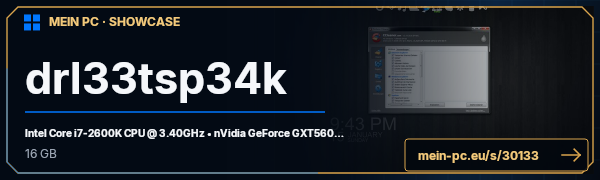 PC-Showcase drl33tsp34k  von drl33tsp34k auf MEIN PC