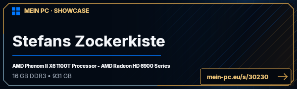 PC-Showcase Stefans Zockerkiste von Warheadstefan auf MEIN PC
