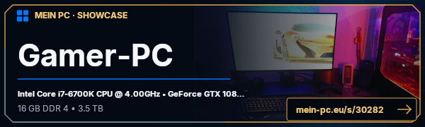 PC-Showcase  Gamer-PC von SC Jack auf MEIN PC