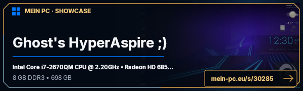PC-Showcase Ghost's HyperAspire ;) von PsychoGhost auf MEIN PC