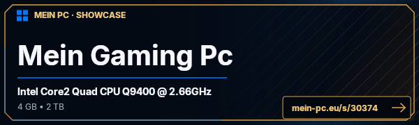 PC-Showcase Mein Gaming Pc von HakkeGeorg auf MEIN PC