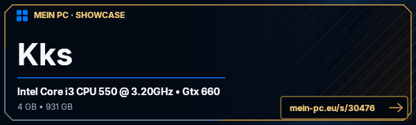 PC-Showcase Kks von kks auf MEIN PC