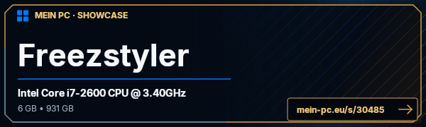PC-Showcase Freezstyler von Freezstyler auf MEIN PC