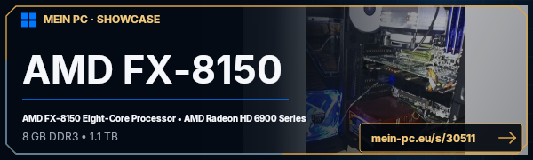 PC-Showcase AMD FX-8150 von Balgir auf MEIN PC