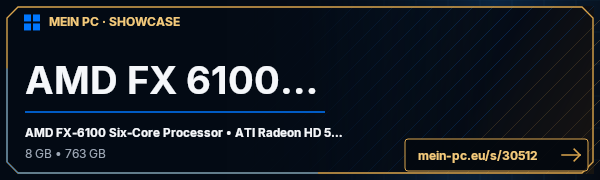 PC-Showcase AMD FX 6100 6x von asthomann auf MEIN PC
