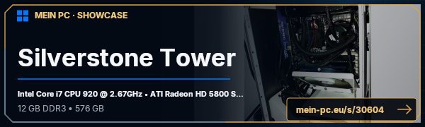 PC-Showcase Silverstone Tower von CopperKiDD auf MEIN PC