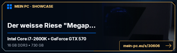 PC-Showcase Der weisse Riese "Megaperls" von eaglelator auf MEIN PC