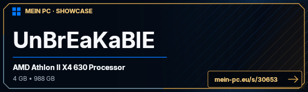 PC-Showcase UnBrEaKaBlE von UnBrEaKaBlE auf MEIN PC