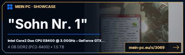 PC-Showcase "Sohn Nr. 1" von W4rD0g810 auf MEIN PC