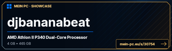 PC-Showcase djbananabeat von xbeatxx auf MEIN PC