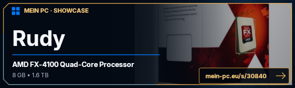 PC-Showcase Rudy von Rudy auf MEIN PC