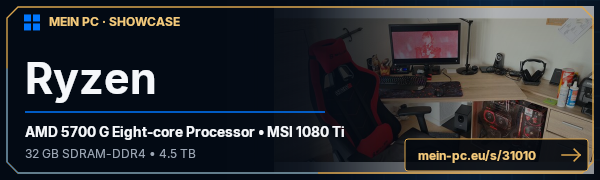 PC-Showcase Ryzen von FX - Power auf MEIN PC
