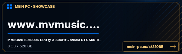PC-Showcase www.mvmusic.de von mvmusic auf MEIN PC