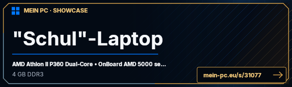 PC-Showcase "Schul"-Laptop von Xendo auf MEIN PC