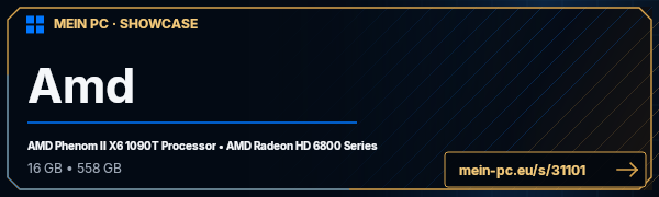 PC-Showcase Amd von Rexchen auf MEIN PC