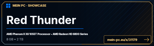 PC-Showcase Red Thunder von Vukii auf MEIN PC