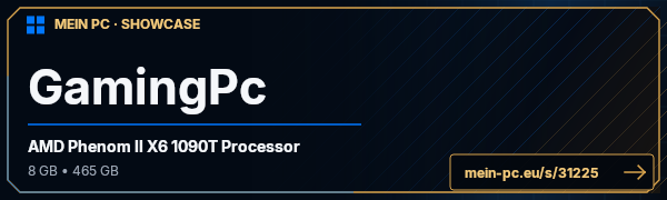 PC-Showcase GamingPc von basti200 auf MEIN PC