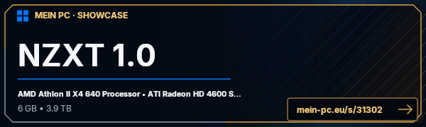 PC-Showcase NZXT 1.0 von Clandestino auf MEIN PC