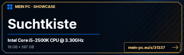 PC-Showcase Suchtkiste von Audifire auf MEIN PC