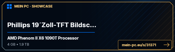 PC-Showcase Phillips 19´Zoll-TFT Bildschirm von carlo_97 auf MEIN PC