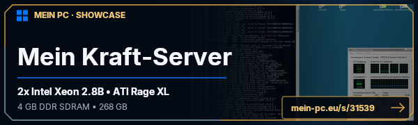 PC-Showcase Mein Kraft-Server von chrstophr auf MEIN PC