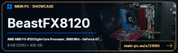 PC-Showcase BeastFX8120 von Xray1988 auf MEIN PC