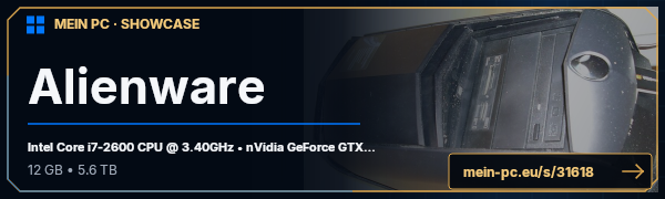 PC-Showcase Alienware von smiliesoft auf MEIN PC