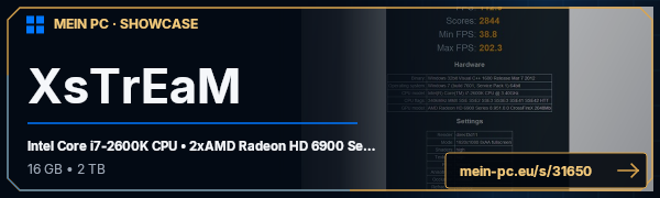PC-Showcase XsTrEaM von Xstréam auf MEIN PC