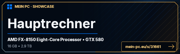PC-Showcase Hauptrechner von SDL34 auf MEIN PC