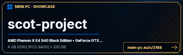 PC-Showcase scot-project von scot-project auf MEIN PC