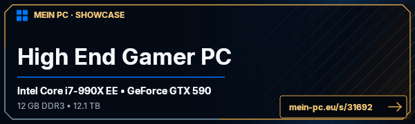 PC-Showcase High End Gamer PC von synapticx auf MEIN PC