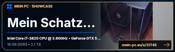 PC-Showcase Mein Schatz :P von eSmog auf MEIN PC