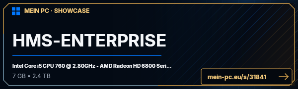 PC-Showcase HMS-ENTERPRISE von MetaKnight87 auf MEIN PC