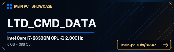 PC-Showcase LTD_CMD_DATA von MetaKnight87 auf MEIN PC