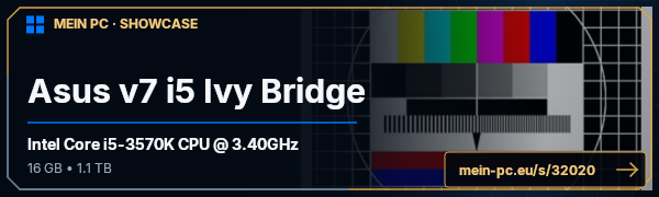 PC-Showcase Asus v7 i5 Ivy Bridge von Markus auf MEIN PC