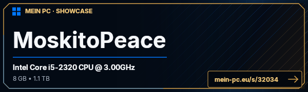 PC-Showcase MoskitoPeace von MoskitoPeace auf MEIN PC