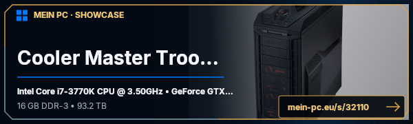 PC-Showcase Cooler Master Trooper von dark_force auf MEIN PC