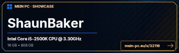 PC-Showcase ShaunBaker von ShaunBaker1337 auf MEIN PC