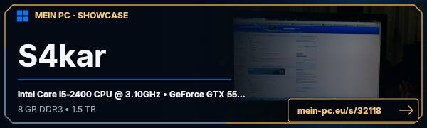 PC-Showcase S4kar von S4kar auf MEIN PC