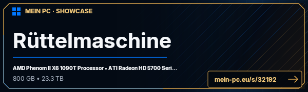 PC-Showcase Rüttelmaschine von geheim32 auf MEIN PC