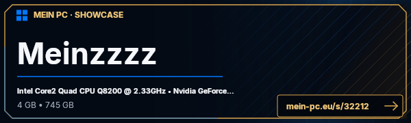 PC-Showcase Meinzzzz von c9z187 auf MEIN PC