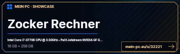 PC-Showcase Zocker Rechner von TCOxVail auf MEIN PC