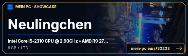 PC-Showcase Neulingchen  von lovelins12 auf MEIN PC