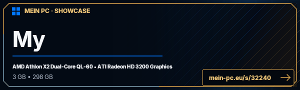 PC-Showcase My von loaderlodi20 auf MEIN PC