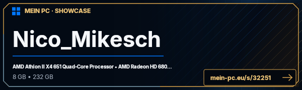 PC-Showcase Nico_Mikesch von Nico_Mikesch auf MEIN PC